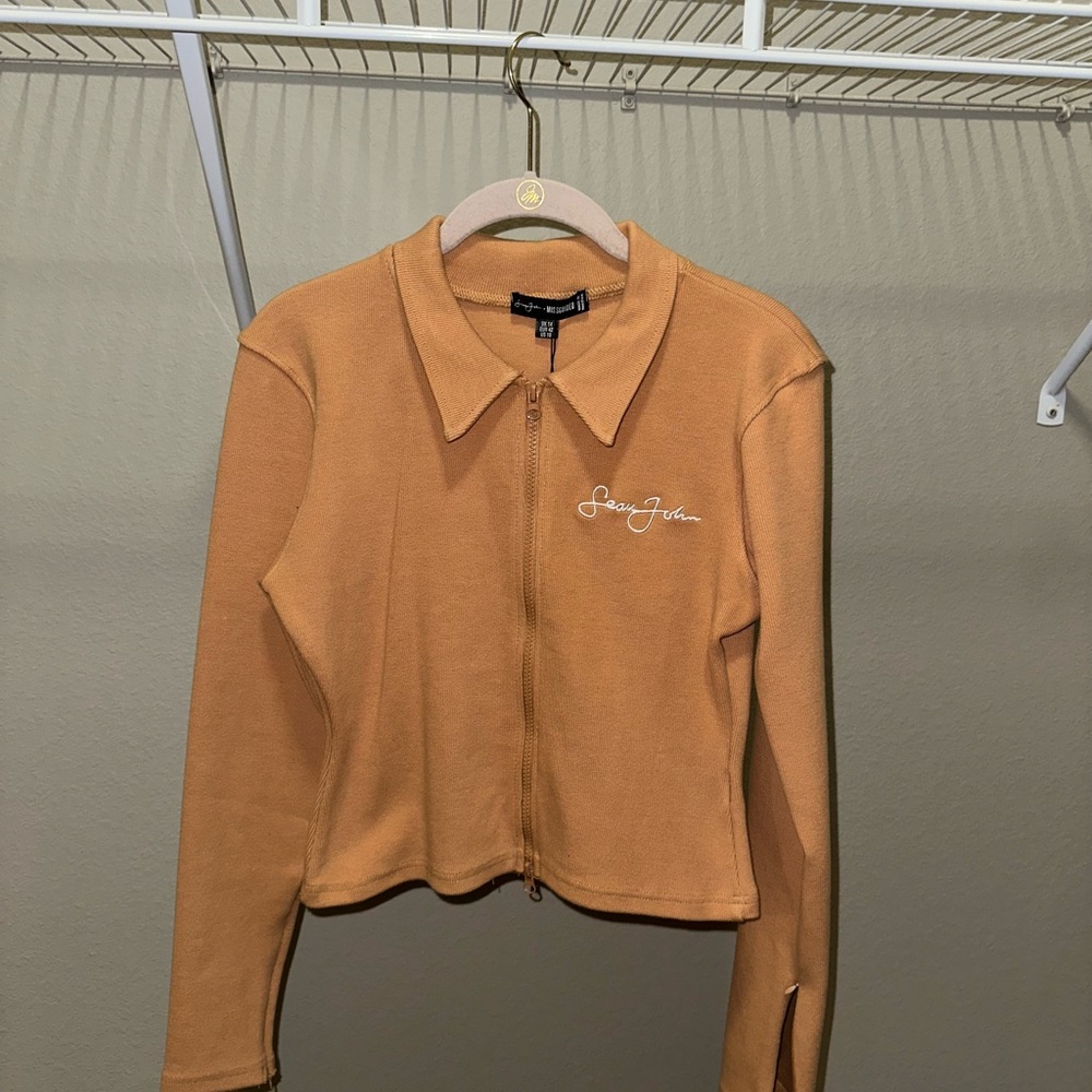 Missguided x Sean John Zip-Up Top